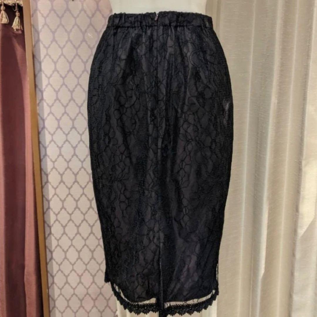 abilletage アビエタージュ　フィッシュテールぺプラムスカート　ボルドー