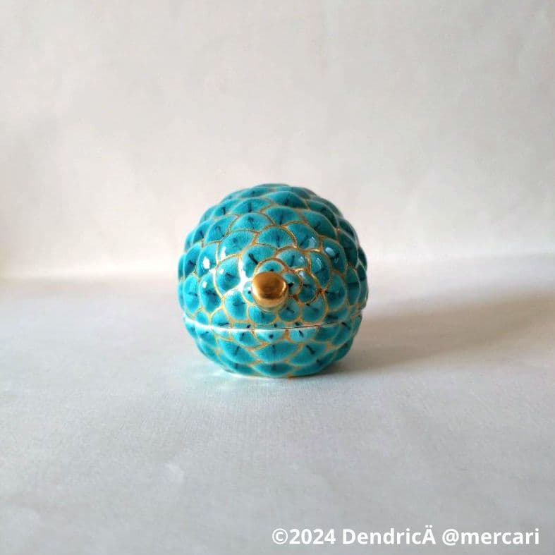 手塚充 作　まつぼっくり　仁清写　香合　共箱　茶道具　新品未使用　⑥