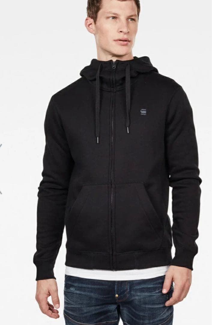 トップス G-STARRAWPREMIUM CORE HOODED ZIP SWEATER