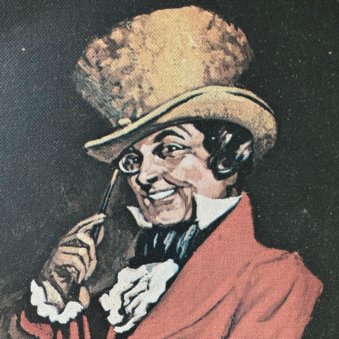 Johnnie Walker ジョニーウォーカー　額装　油絵風 ビンテージ