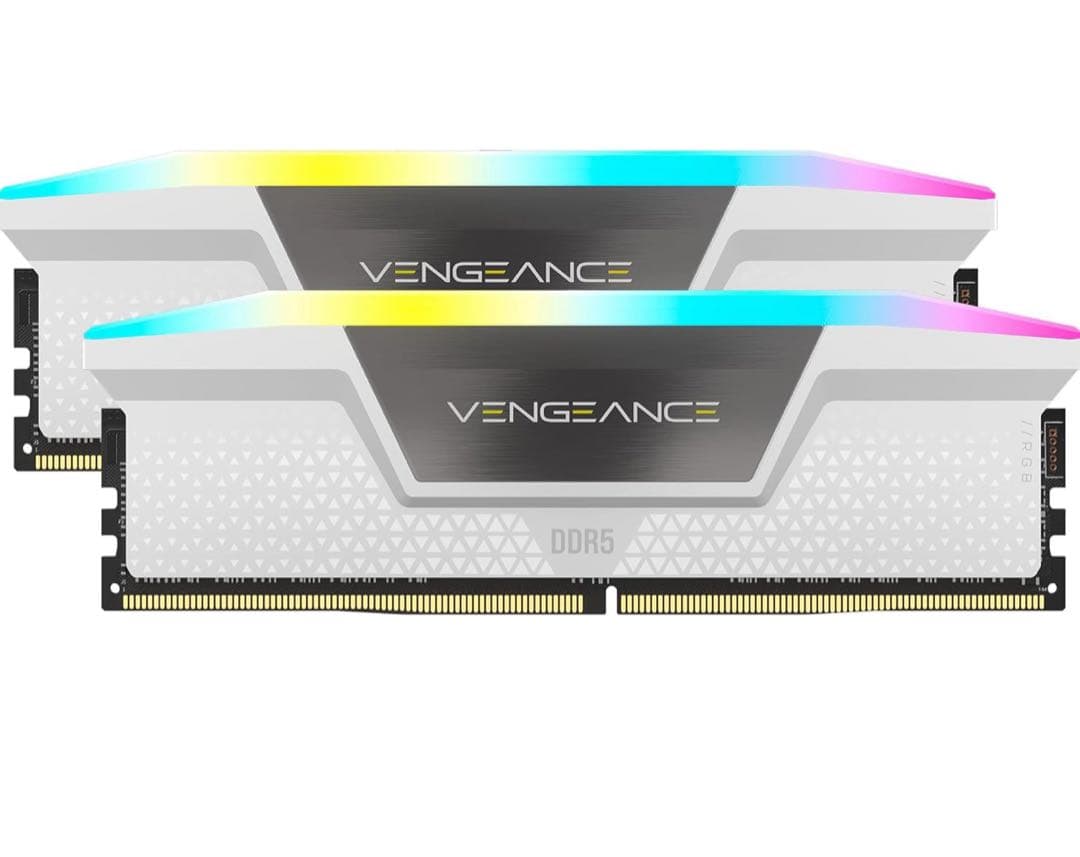 CORSAIR コルセア メモリ DDR5-6000MHz 64GB ホワイト