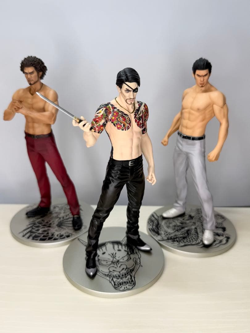 DIGSTA 龍が如く 桐生一馬 真島吾朗 春日一番フィギュア限定特典付き