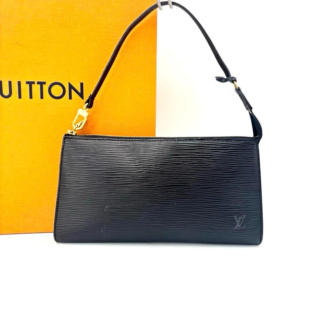 ■LOUIS VUITTON エピ　ポシェット　アクセサリーポーチ ノワール　黒