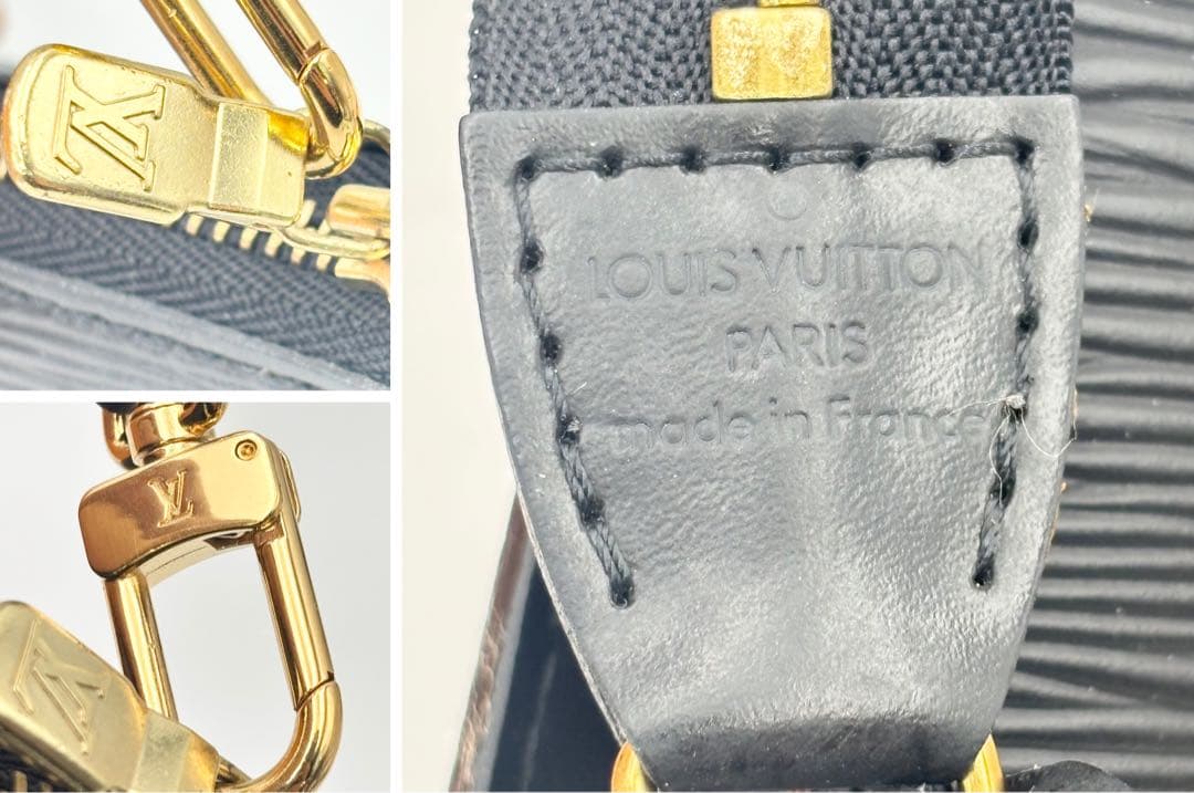 ■LOUIS VUITTON エピ　ポシェット　アクセサリーポーチ ノワール　黒