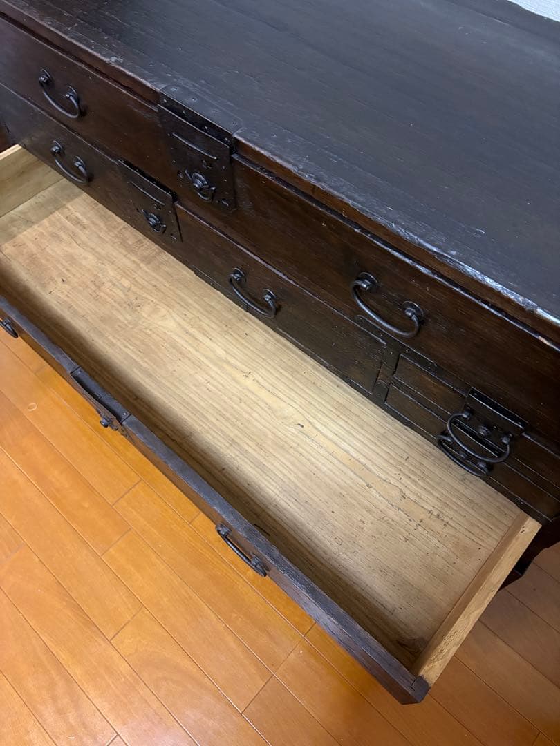 アンティーク　和箪笥　刀箪笥　時代箪笥　脚付