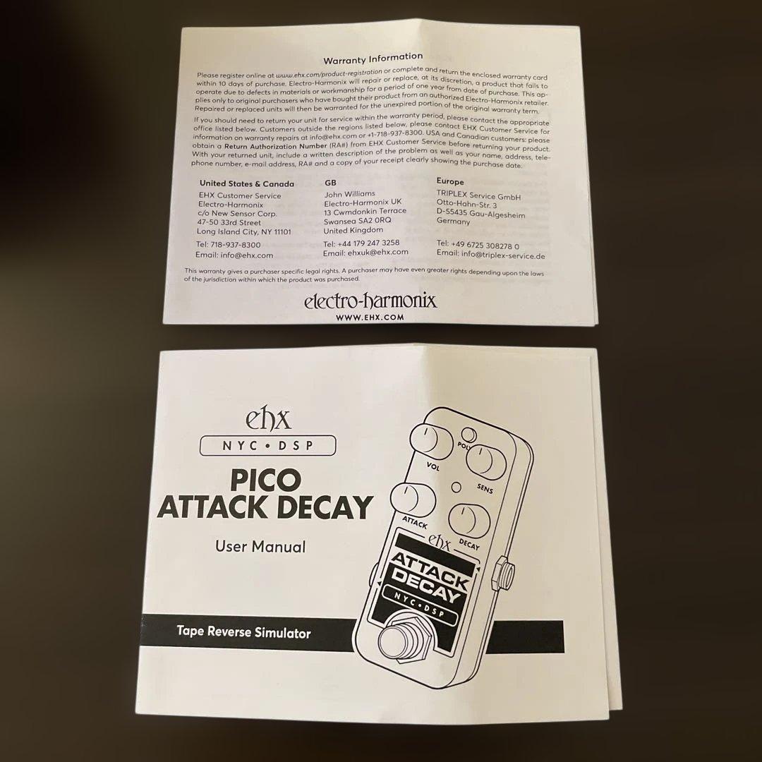 ギター EHX PICO ATTACK DECAY