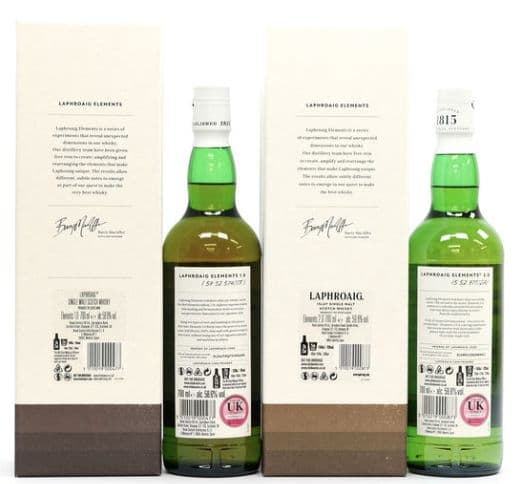 【新品・未開封】ラフロイグ エレメンツ L 1.0・L 2.0 2本セット