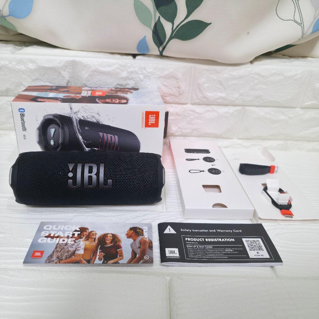 【341】【美品】JBL FLIP7 ワイヤレススピーカー　ブラック