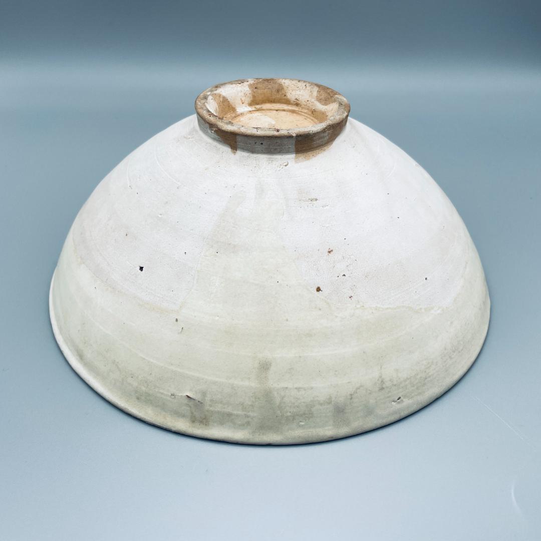 五代〜宋代 白磁 白化粧 大椀 陶磁器 中国美術