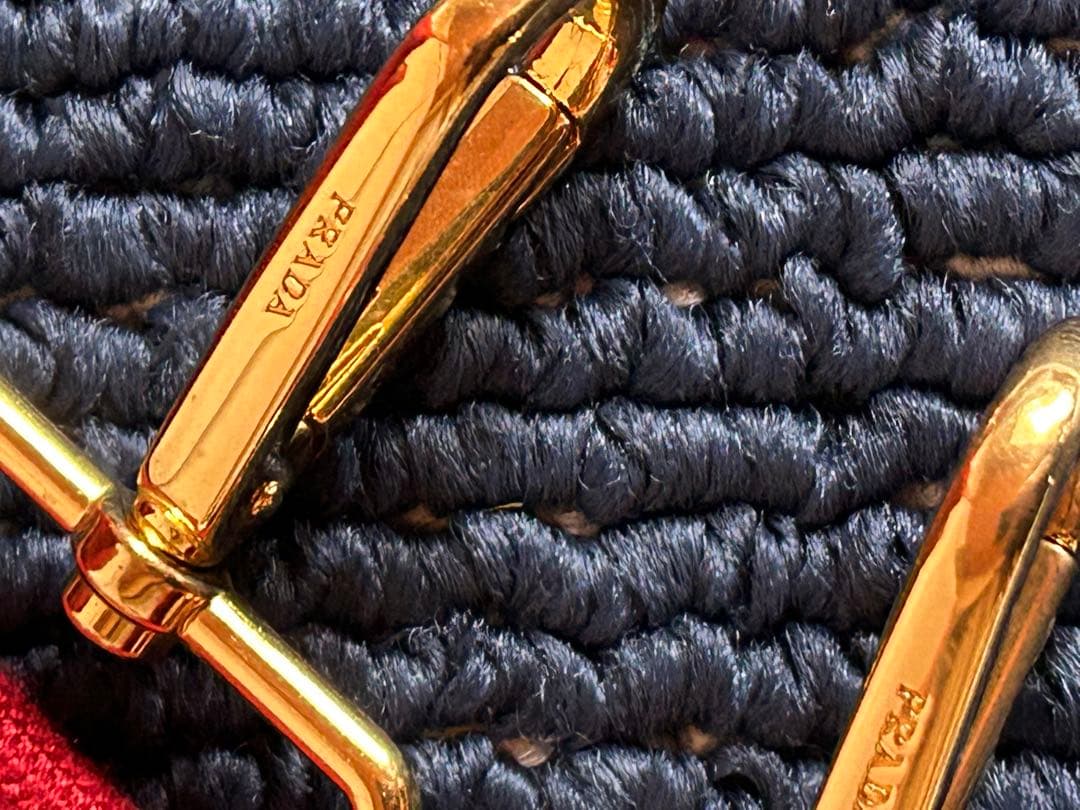 PRADA CANAPA カナパ　レッド トートバッグ赤プラダ