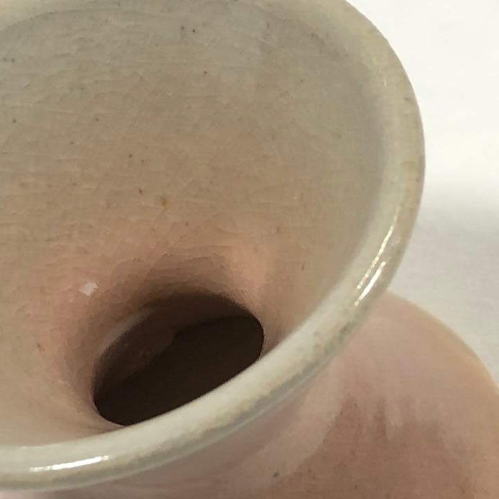 【茶道具】萩　千切　蓋置　15代坂倉新兵衛　R-0460　お4