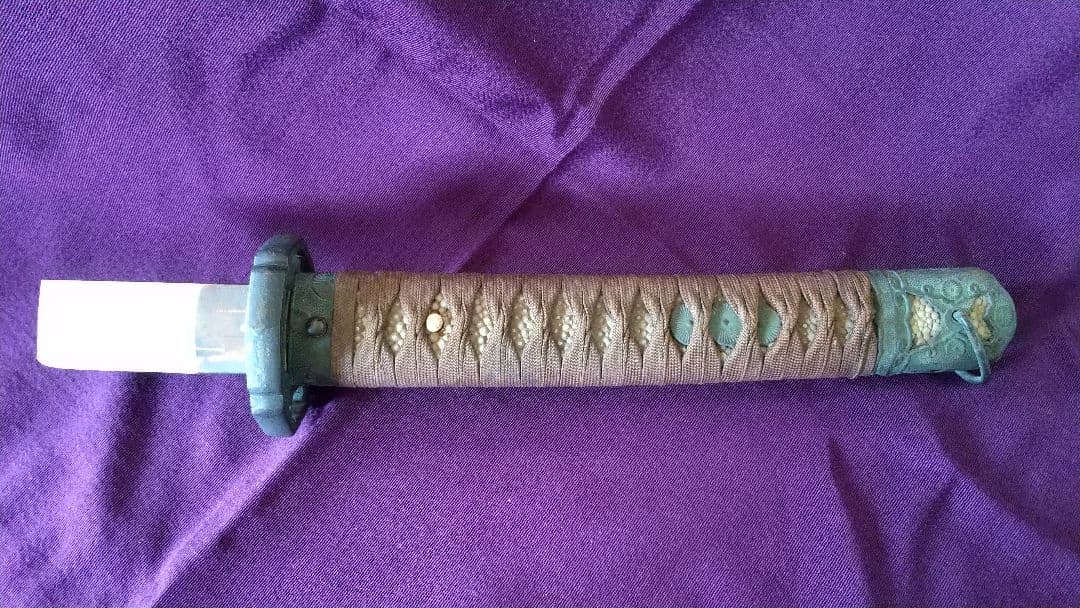 旧日本陸軍・菊紋入り軍刀拵え