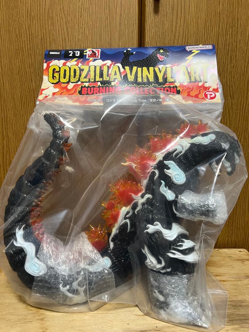 ゴジラ1995 Frog Tree 浮世ノ絵 (黒) ソフビ　フィギュア ゴジラ