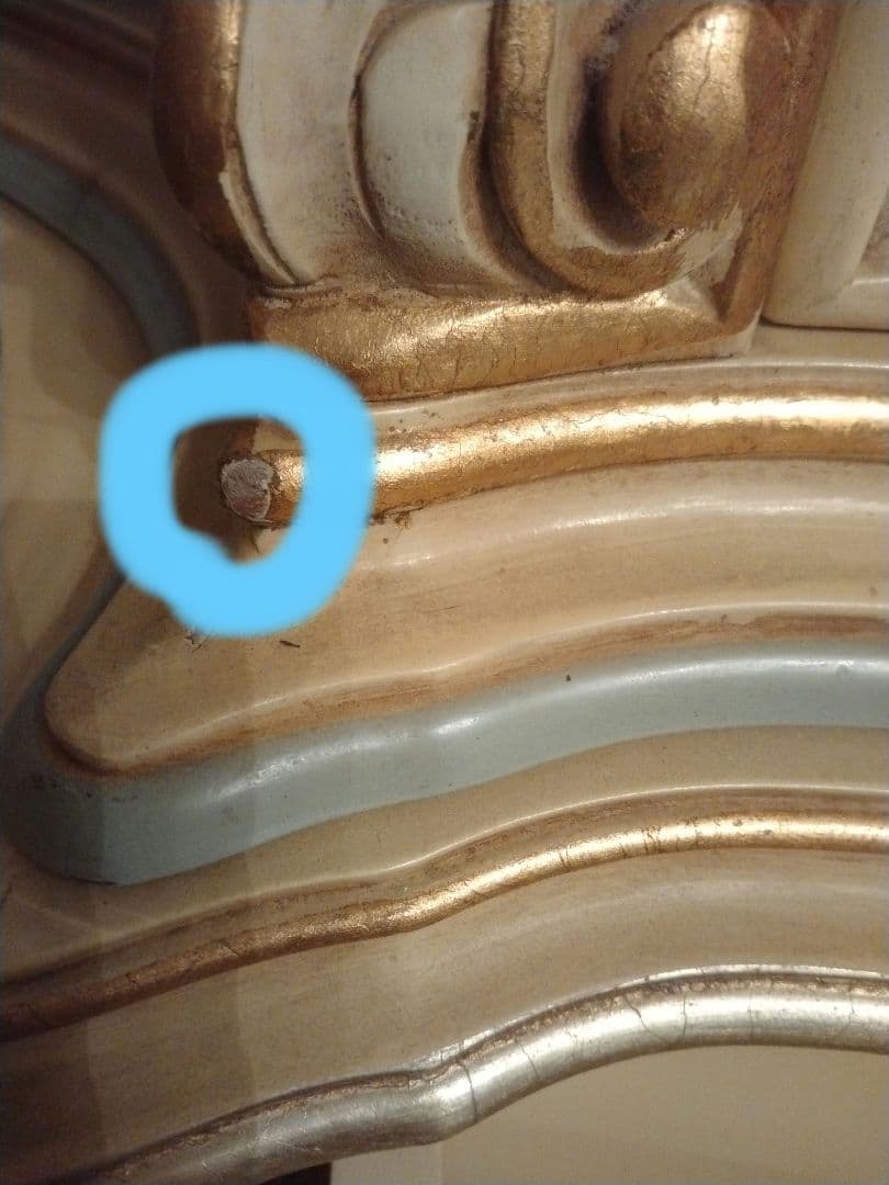 イタリア家具　ロココ調　キャビネット　手彫り　マリオコルチャゴ