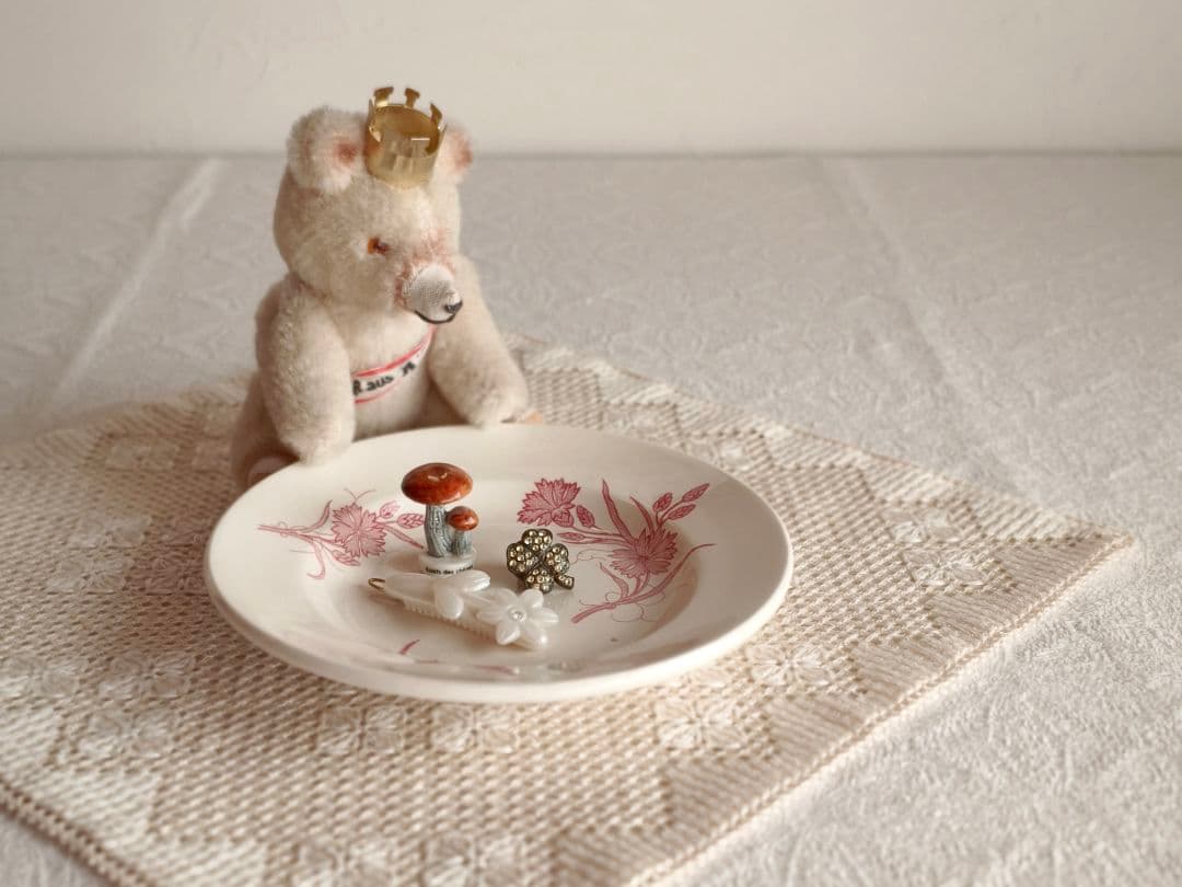 * vintage bear ❀ クリーム色の ベルリン・ベア