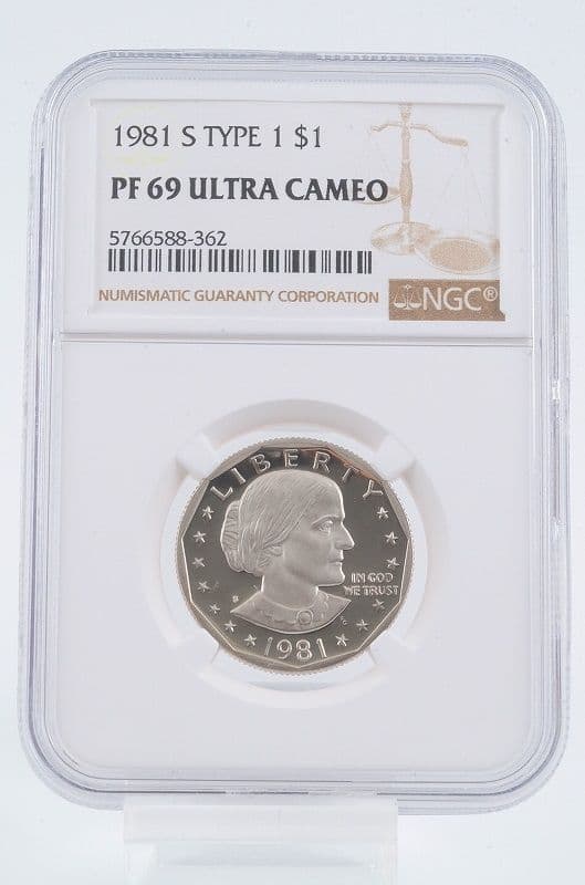 【NGC鑑定 PF69】1981 硬貨 NGC PF69 ULTRA CAMEO