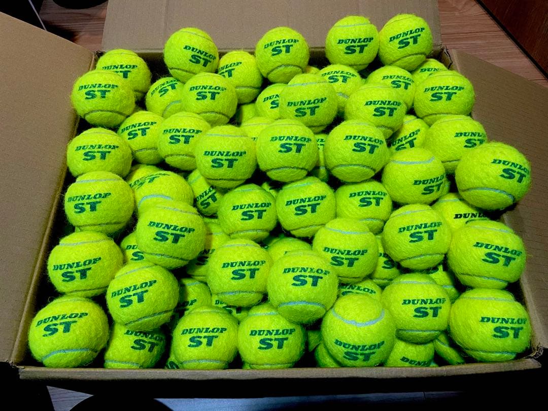 女子練1試合のみ　即日発送　中古硬式テニスボール200球