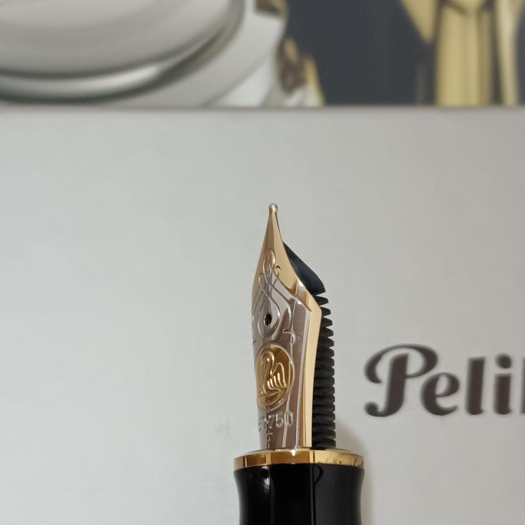 10-1　専用　Pelikan 万年筆 スーべレーン M800 緑縞 F 18k