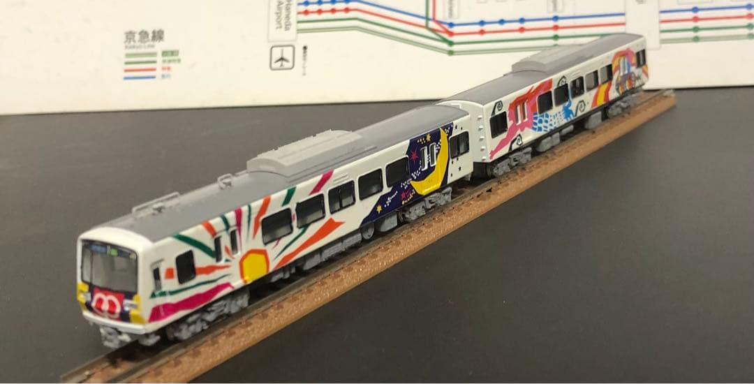 管理番号1583 Nゲージ 京急2000形 さわやかギャラリー号GM製8両セット