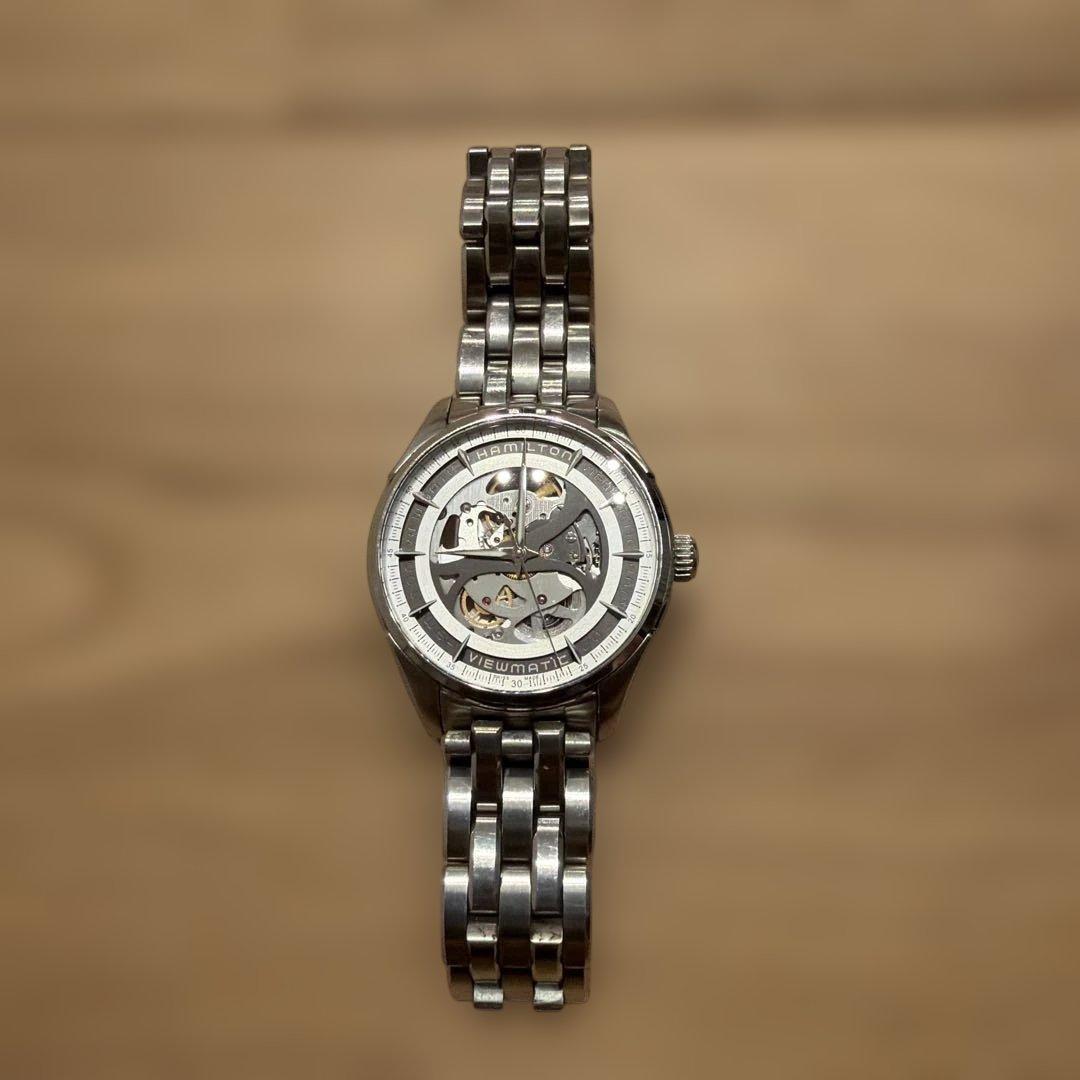 Hamilton viewmatic スケルトンダイヤル 腕時計