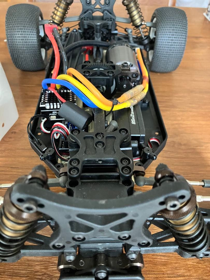 【現状品・オプション多数】京商 ラジコン レーシングバギーキット レーザーZX6