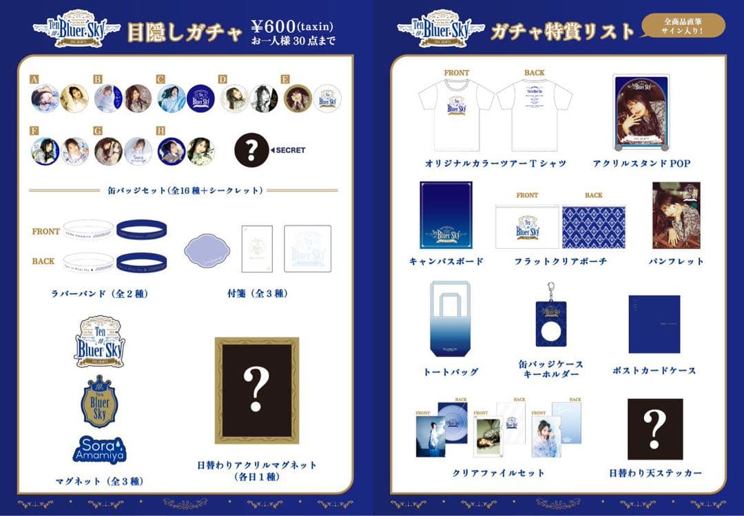 値下　雨宮天　直筆サインＴシャツ