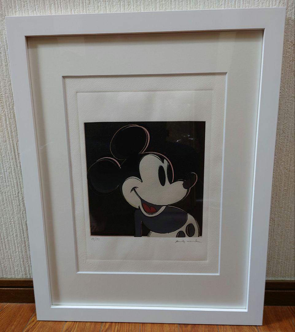 アンディ・ウォーホル 「ミッキーマウス」絵画 リトグラフ
