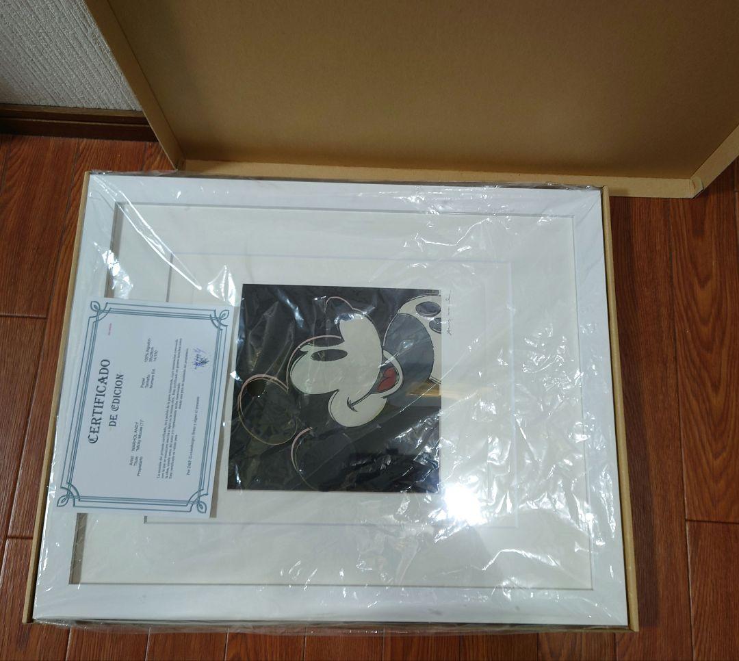 アンディ・ウォーホル 「ミッキーマウス」絵画 リトグラフ