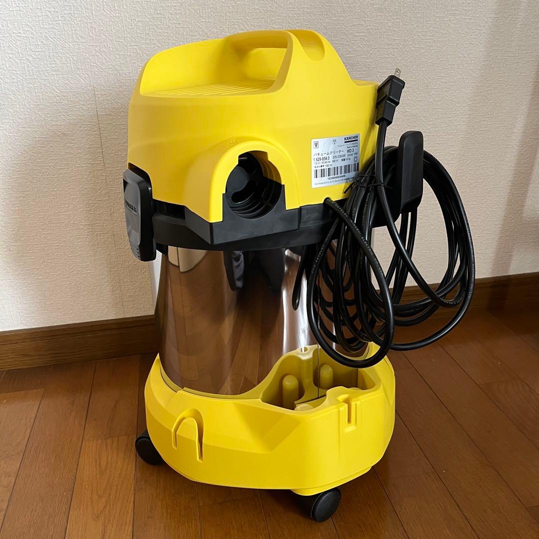 ケルヒャーKRCHER★乾湿両用バキュームクリーナー[WD3]17L 中古