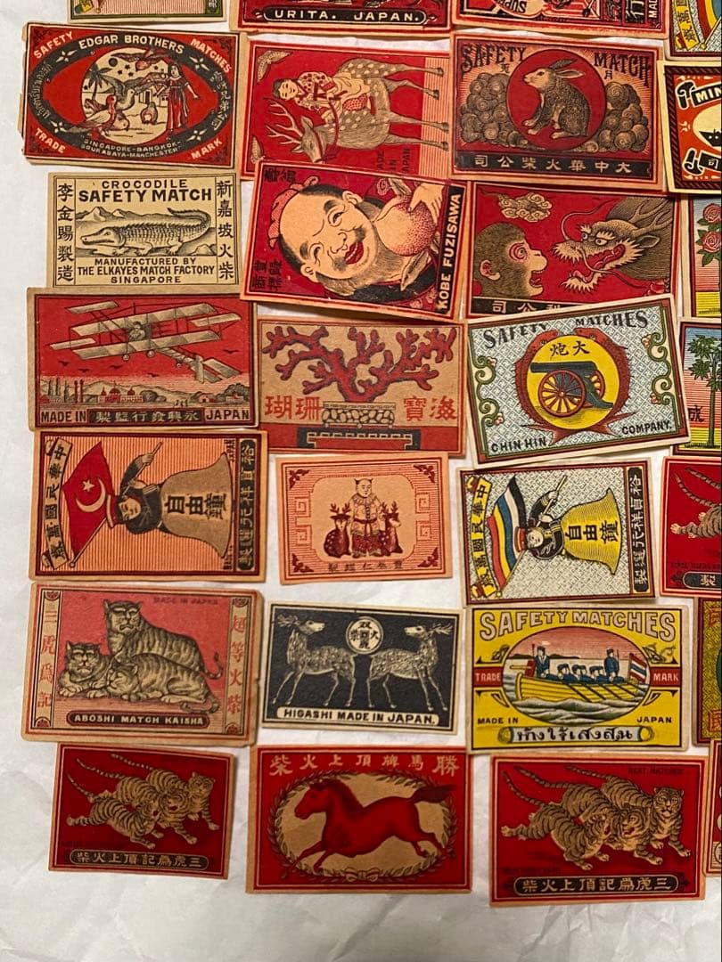 マッチラベル50枚 特選　中国向け輸出用