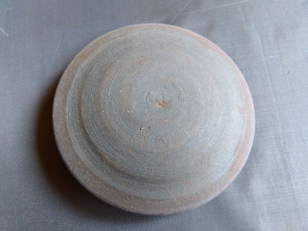 備前焼　茶道具　小西陶古(作)　耳付　水指