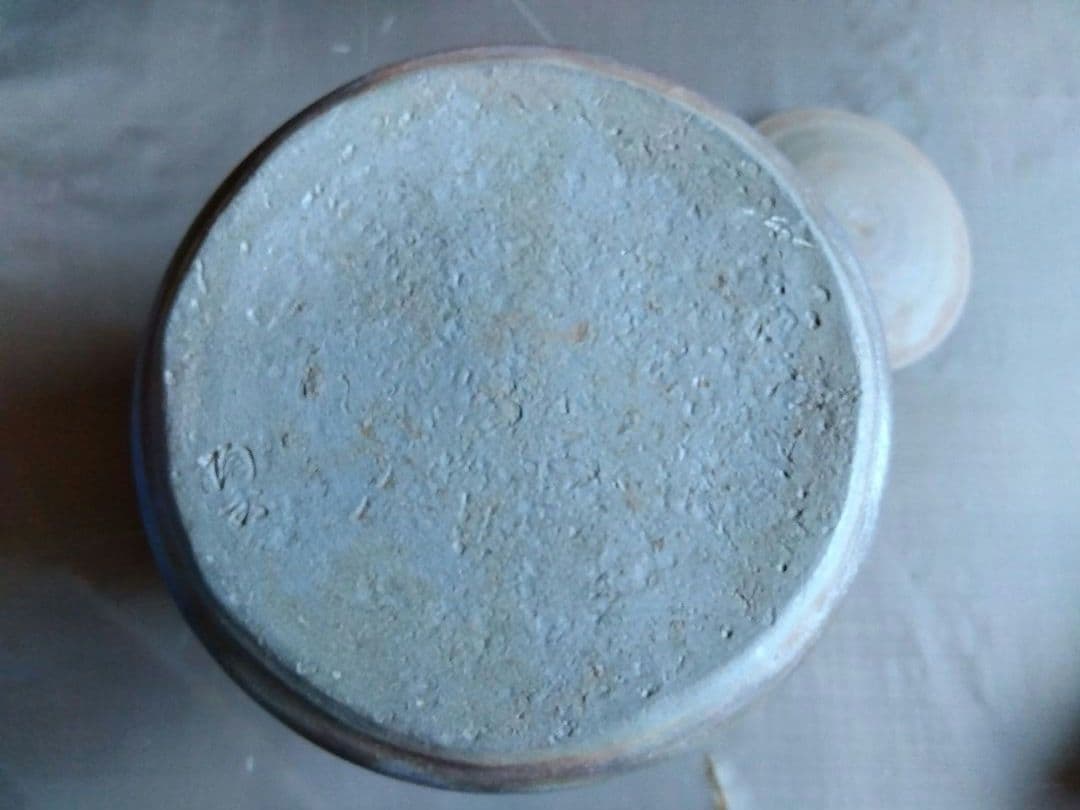 備前焼　茶道具　小西陶古(作)　耳付　水指