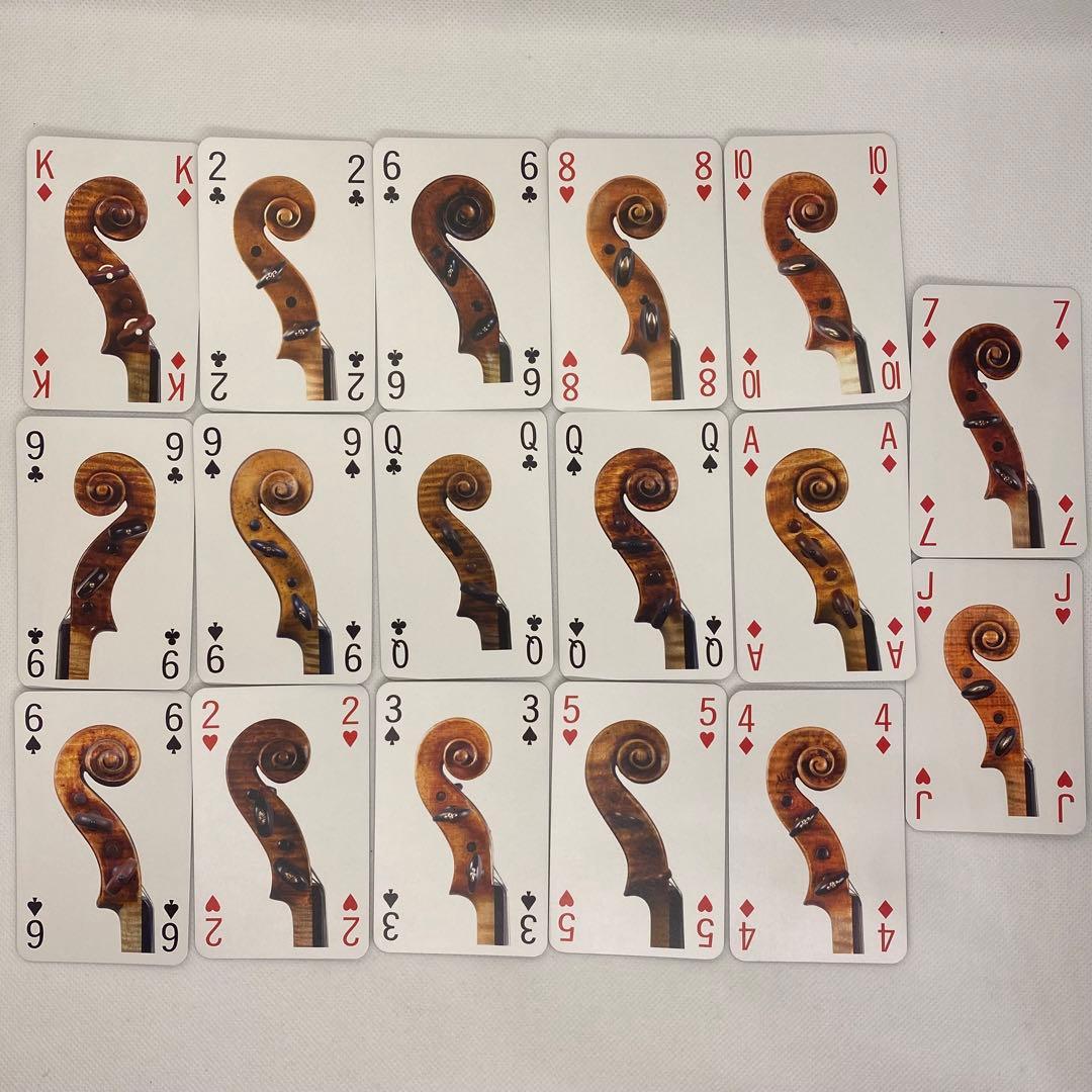 激レア　貴重　モンドムジカ　記念品　トランプ　非売品　バイオリン名作　匿名配送