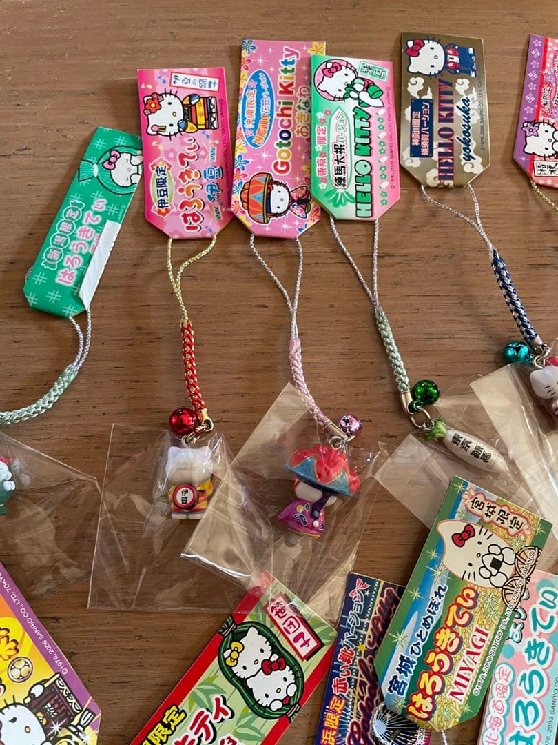 ハローキティ ご当地ストラップ セット40個値下げ不可