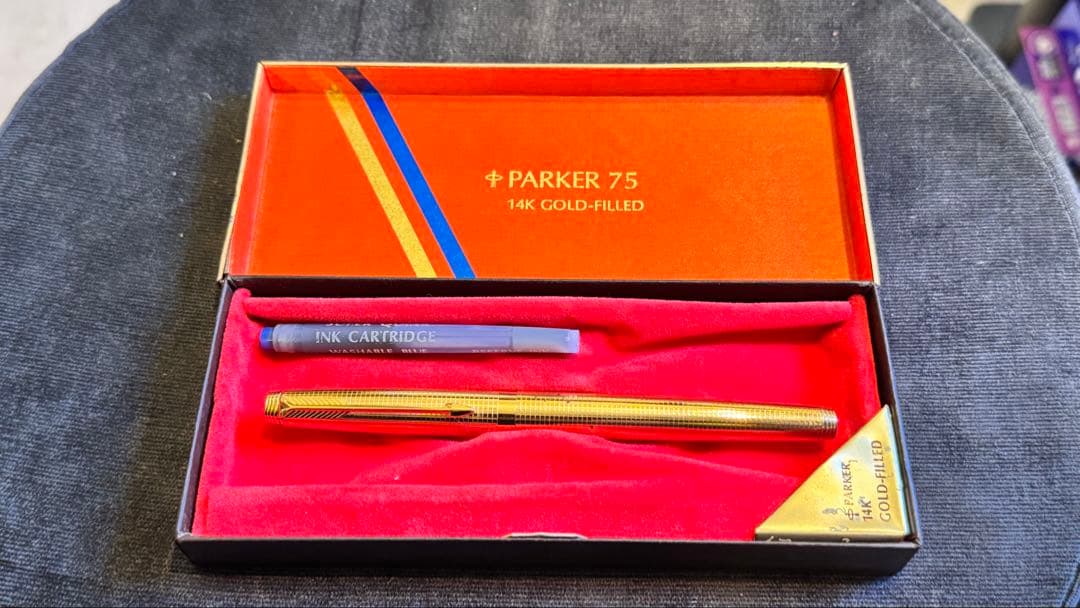 Parker 75 万年筆 14Kゴールドフィルド