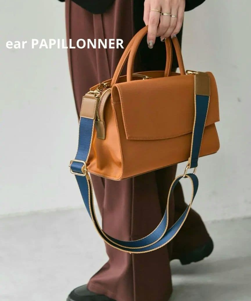 【ear PAPILLONNER】きれいめ撥水トートバッグS