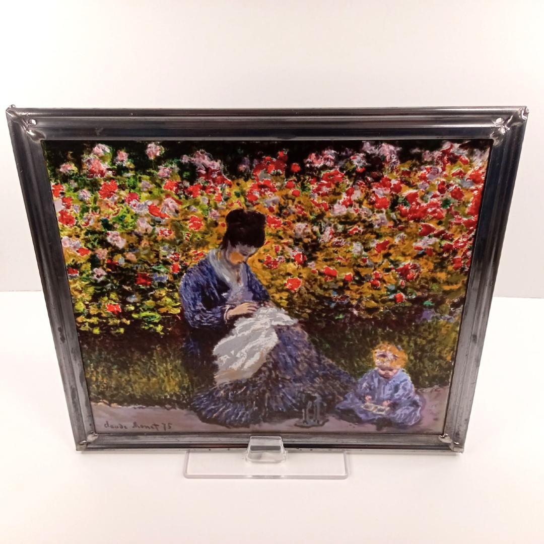 モネ ステンドグラス カミーユと子供ボストン美術館グラスマスターズ