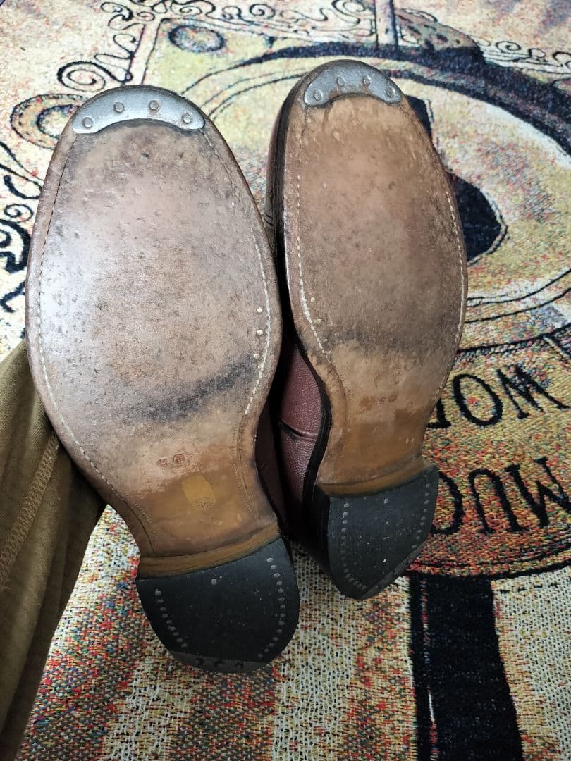 イギリス軍　英国軍　サービスシューズ　オフィサーシューズ　ビンテージ