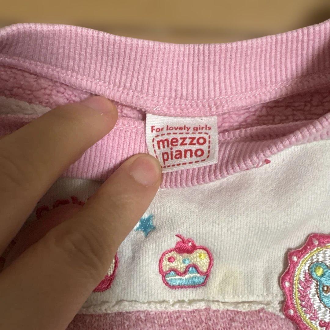 メゾピアノ　mezzo piano トレーナー