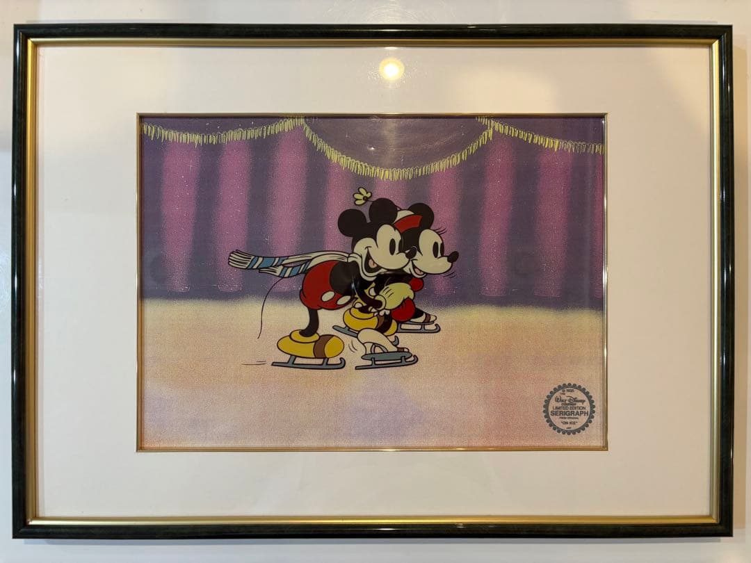 Disney ミッキー ミニー セリグラフ セル画