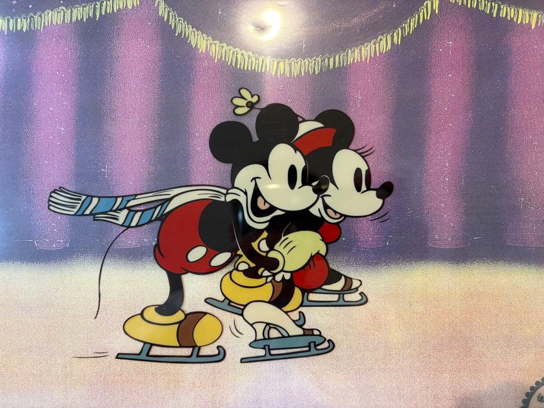 Disney ミッキー ミニー セリグラフ セル画