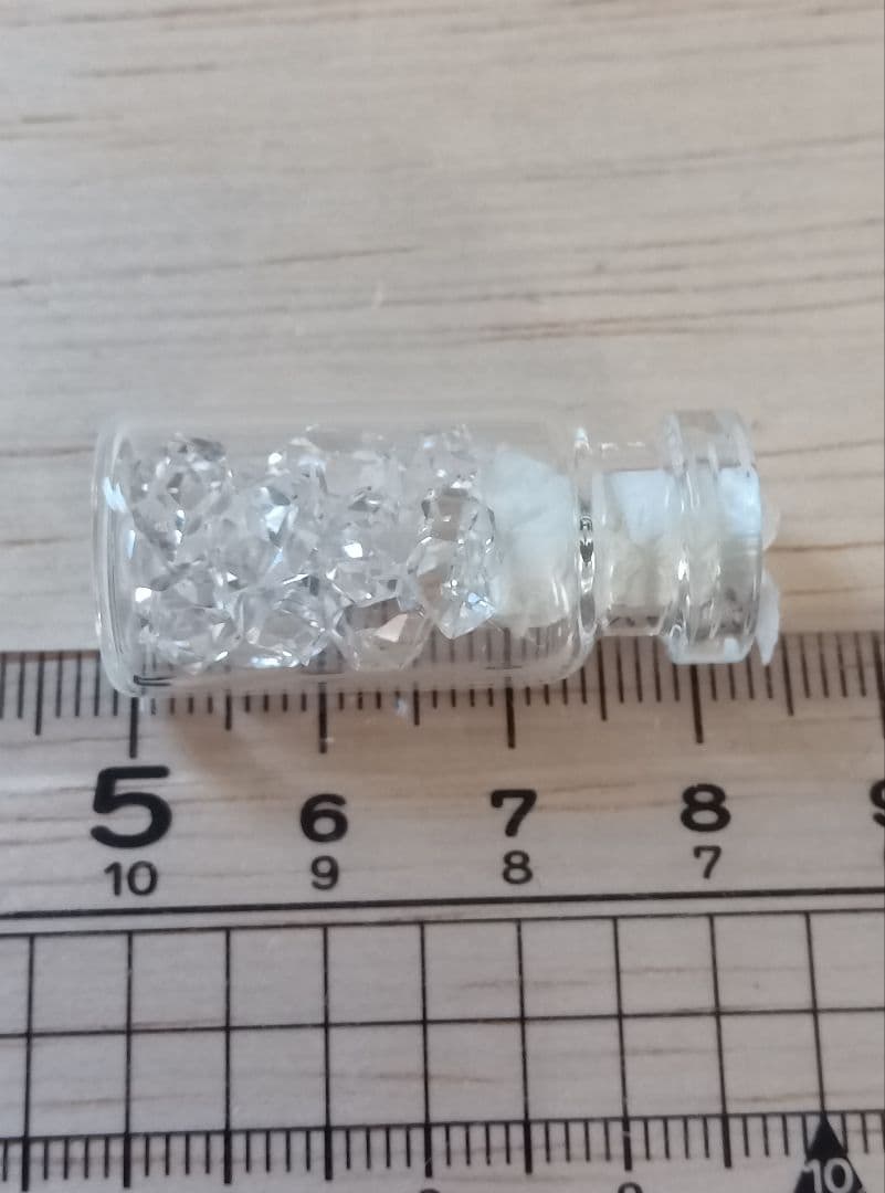 【レア】【希少】ベラクルスアメジスト　ハーキマーダイヤモンド　小瓶付き　美品