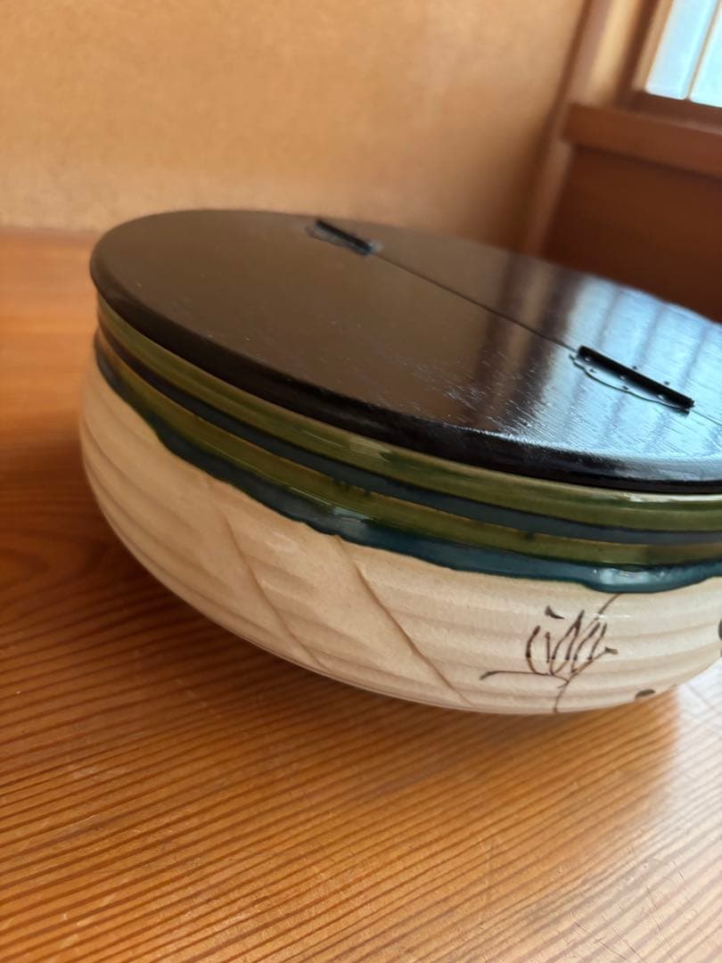 平水指　織部　ボール箱入