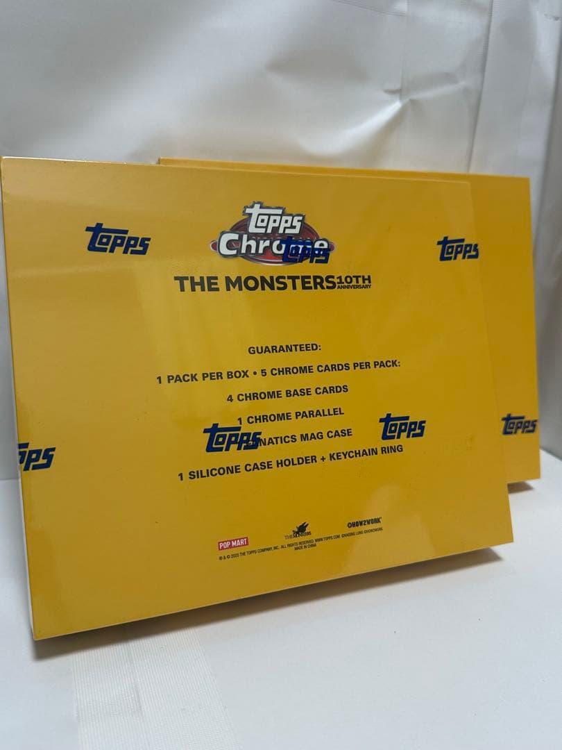 2025 topps chrome labubu トレカ BOX　【未開封新品】