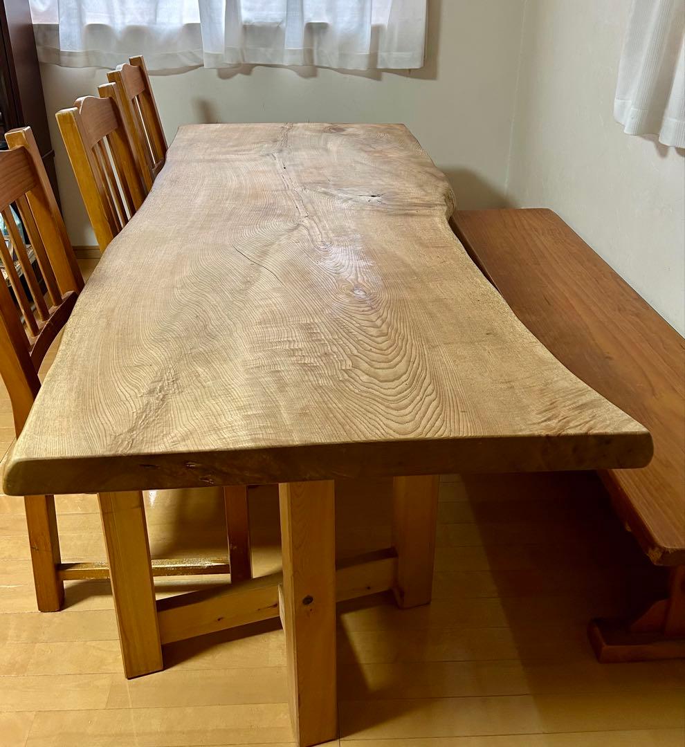 無垢材 一枚板ダイニングテーブル