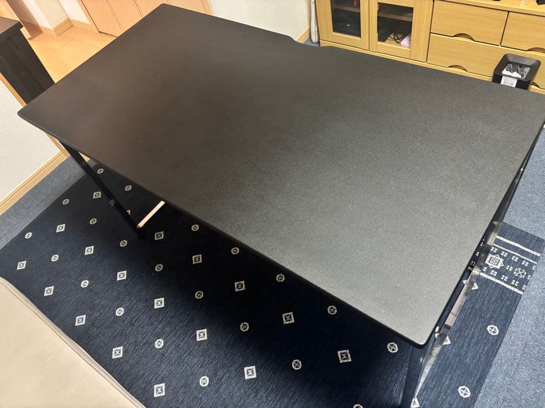 ニトリパソコンデスク(Nトリシア120BK) 120㎝幅