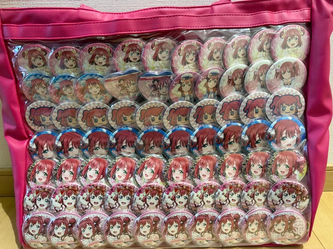 ラブライブサンシャイン Aqours 黒澤ルビィ 痛バ 缶バッジ