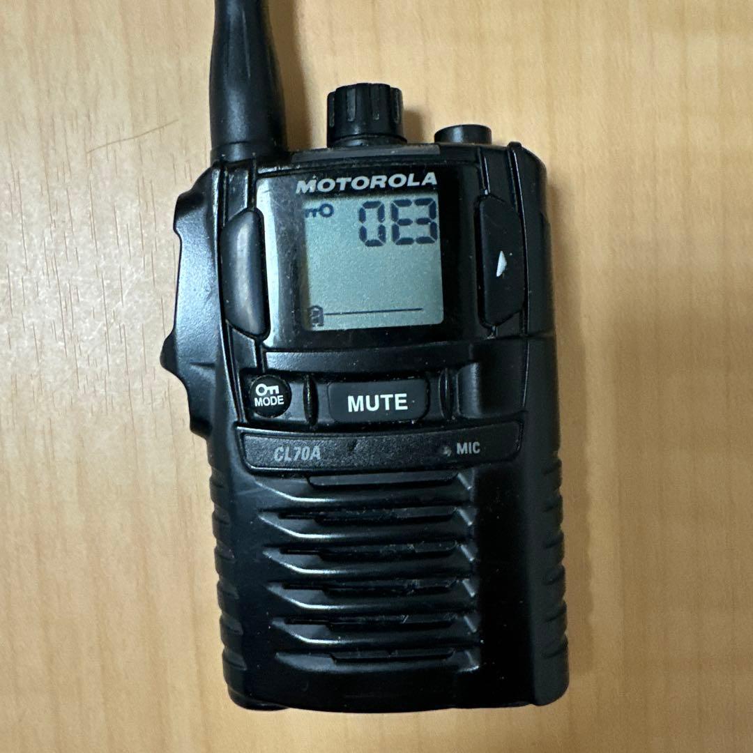 MOTOROLA CL70A トランシーバー 2台セット