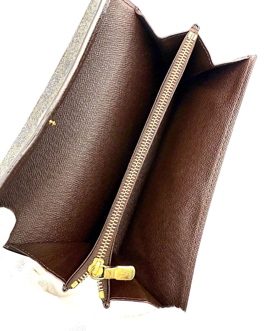 ルイヴィトン ポルトモネクレディ ポルトフォイユサラ ダミエ財布