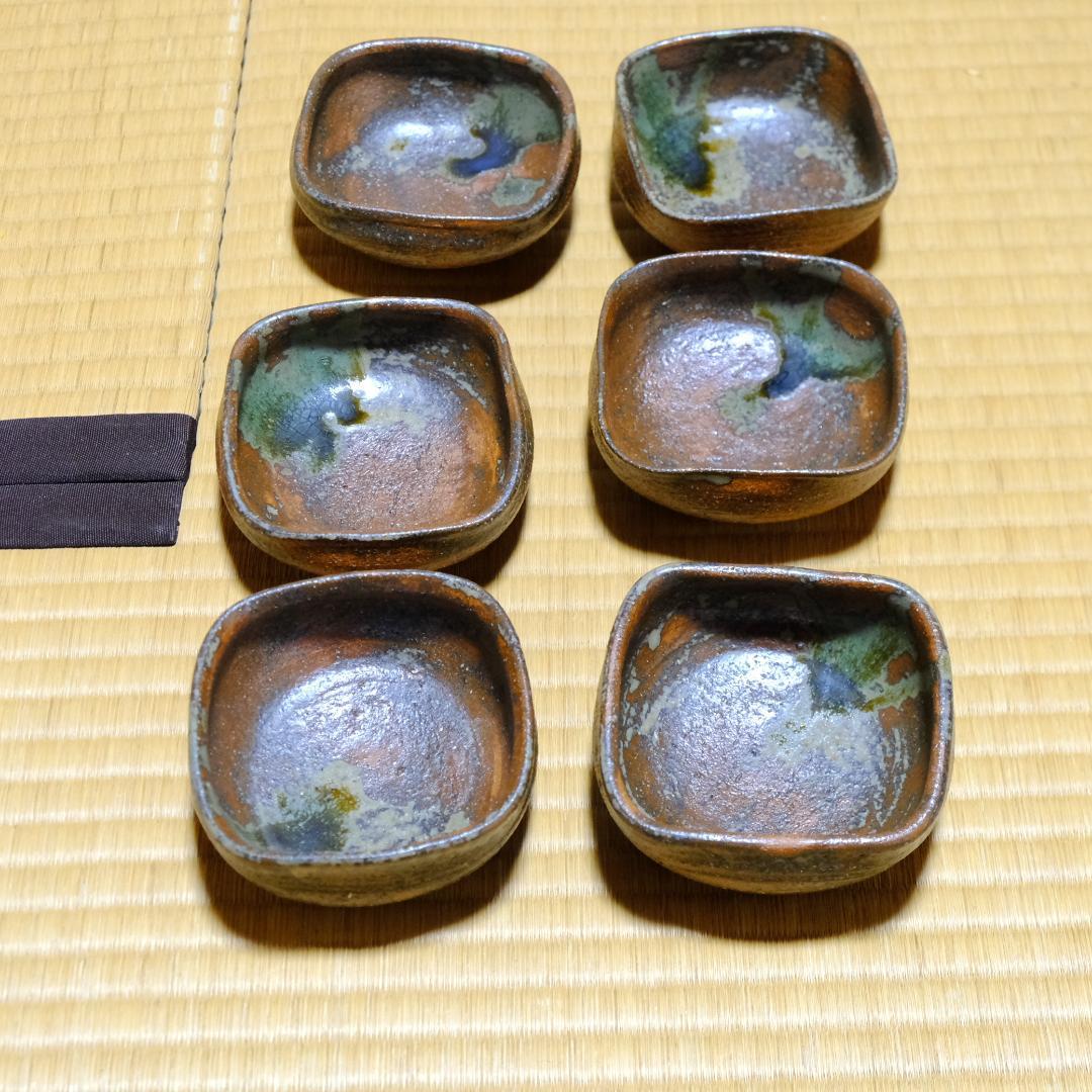 信楽焼 茶道具 6人分 木箱入り